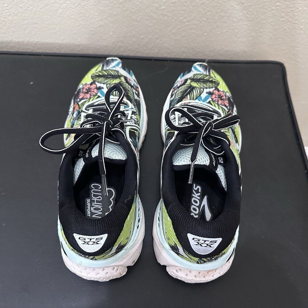 Brooks Adrenaline Running Shoes Womens 8 Medium B Floral Cushion Neutral - Picture 7 of 13